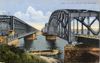 Rigas eiserne Brücken über die Düna