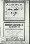 [Adressbuch der Stadt Löwenberg Schl.]