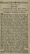 [Glogauisches Wochenblatt]