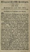 [Glogauisches Wochenblatt]