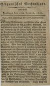 [Glogauisches Wochenblatt]