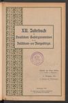 [Jahrbuch des Deutschen Gebirgsvereins für das Jeschken- und Isergebirge in Reichenberg und des Deutschen Gebirgsvereins für Gablonz a.N. und Umgebung]