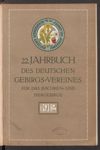 [Jahrbuch des Deutschen Gebirgsvereins für das Jeschken- und Isergebirge in Reichenberg und des Deutschen Gebirgsvereins für Gablonz a.N. und Umgebung]