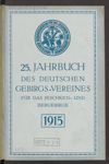 [Jahrbuch des Deutschen Gebirgsvereins für das Jeschken- und Isergebirge in Reichenberg und des Deutschen Gebirgsvereins für Gablonz a.N. und Umgebung]