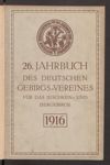 [Jahrbuch des Deutschen Gebirgsvereins für das Jeschken- und Isergebirge in Reichenberg und des Deutschen Gebirgsvereins für Gablonz a.N. und Umgebung]