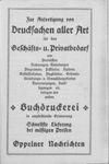 [Adreßbuch für die Stadt Oppeln, Hauptstadt der Provinz Oberschlesien]