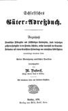 [Schlesisches Güter-Adreßbuch]