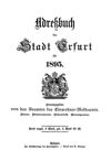[Adressbuch der Stadt Erfurt für ...]