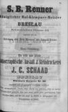 [Adreß- und Geschäfts-Handbuch der Haupt- und Residenz-Stadt Breslau]