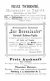 [Adressbuch des politischen Bezirkes Teplitz]