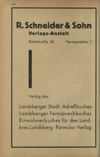 [Einwohnerbuch der Ortschaften des Kreises Landsberg (Warthe)-Land und des Marktflecken Vietz]