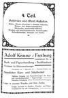 [Adreßbuch der Stadt Freiburg in Schlesien]