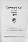 [Einwohnerbuch der Stadt und des Kreises Gumbinnen]