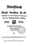 [Adreß-Buch Beuthen O.-S.]