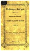 [Wohnungs-Anzeiger, Adress- und Geschäfts-Handbuch für Landsberg an der Warthe]