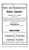 [Wohnungs-Anzeiger, Adress- und Geschäfts-Handbuch für Landsberg an der Warthe]