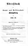 [Adreßbuch der Haupt- und Residenzstadt Königsberg i. Pr. und der Vororte]