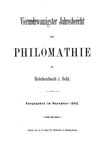 [Jahresbericht der Philomathie zu Reichenbach in Schlesien]