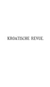 [Kroatische Revue]