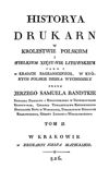 [Historya drukarn w Krolestwie Polskiem i Wielkim Xięsttwie Litewskim]