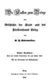 Von den ältesten Nachrichten bis zum Jahre 1521