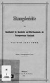 [Sitzungsberichte der Gesellschaft für Geschichte und Altertumskunde der Ostseeprovinzen Russlands]