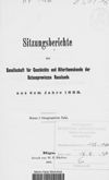 [Sitzungsberichte der Gesellschaft für Geschichte und Altertumskunde der Ostseeprovinzen Russlands]