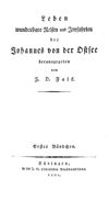 [Leben, wunderbare Reisen und Irrfahrten des Johannes von der Ostsee]