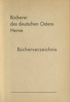 [Bücherverzeichnis]