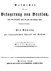 [Topographische Chronik von Breslau]