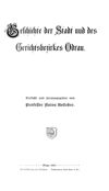 [Geschichte der Stadt und des Gerichtsbezirkes Odrau]