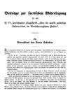 [Beiträge zur factischen Widerlegung der mit H. W. bezeichneten Flugschrift "Über die neueste polnische Insurrection im Grossherzogthum Posen"]