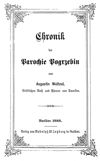 Chronik der Parochie Pogrzebin