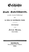 Geschichte der Stadt Habelschwerdt