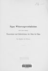 [Rigas Witterungsverhältnisse. Wasserstand und Eisbedeckung der Düna bei Riga]