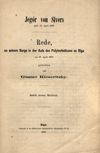 [Jegór von Sivers, gest. 12. April 1879]