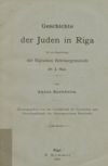 Geschichte der Juden in Riga