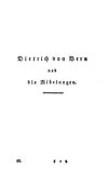 [Wilkina- und Niflunga-Saga oder Dietrich von Bern und die Nibelungen]