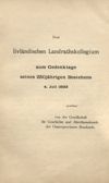 [Beiträge zur Lebensgeschichte Johann Reinhold Patkuls]