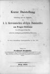 [Kurze Darstellung der Gründung und des Bestandes des k. k. theresianischen adeligen Damenstiftes am Prager Schlosse bis in die gegenwärtige Zeit, nebst den wichtigsten geschichtlichen Momenten]