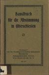 Handbuch für die Abstimmung in Oberschlesien