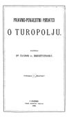 Pravno-povjestni podatci o Turopolju