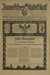Fest-Ausgabe zum 50-jährigen Bestehen des Jauerschen Stadtblatts und der Buchdruckerei Th. Buresch