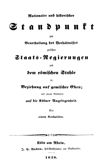 [Über die Rechtmäßigkeit gemischter Ehen nach dem in den deutschen Bundesstaaten geltenden katholischen und evangelischen Kirchenrechte]