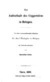 [Der Wapowski-Brief des Coppernicus und Werner's Tractat über die Präcession]