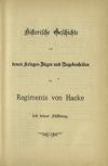 [Regiments-Buch des Grenadier-Regiments König Friedrich Wilhelm IV. (1. Pommerschen) Nr. 2]