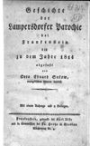 Geschichte der Lampersdorfer Parochie bei Frankenstein