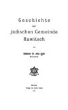 Geschichte der jüdischen Gemeinde Rawitsch