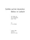 Schiller auf der deutschen Bühne in Laibach