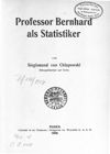 Professor Bernhard als Statistiker